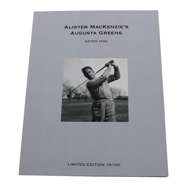 Alister MacKenzie's Augusta Greens Limited Edition 19/100