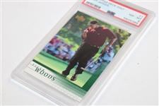 Tiger Woods Upper Deck Golf Card #1 NM-MT 8 - PSA#58000366