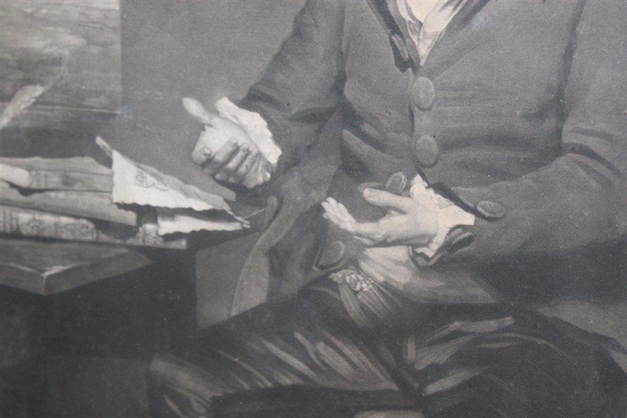 James Balfour Esq. Treasurer of the Edinburgh Company Mezzotint Portrait by Sir Henry Raeburn