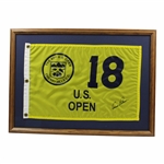 Arnold Palmer Signed 1960 US Open at Cherry Hills Flag - Framed JSA FULL #Y34272