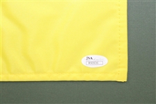 Gary Player Signed Undated Masters Embroidered Flag - Framed JSA #R90936