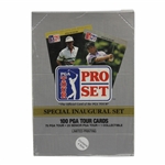 Box of 400 PGA Tour Pro Set 1990 Special Inaugural Set Cards - 4 Sets of 100 - Unopened