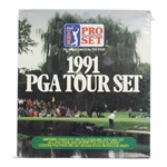 1991 Complete Set of PGA Tour Pro Set Cards with Binder - Unopened