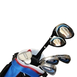 Top-Flite Junior Left-Handed Irons & Woods Set with Odyssey Two-Ball Putter - Used