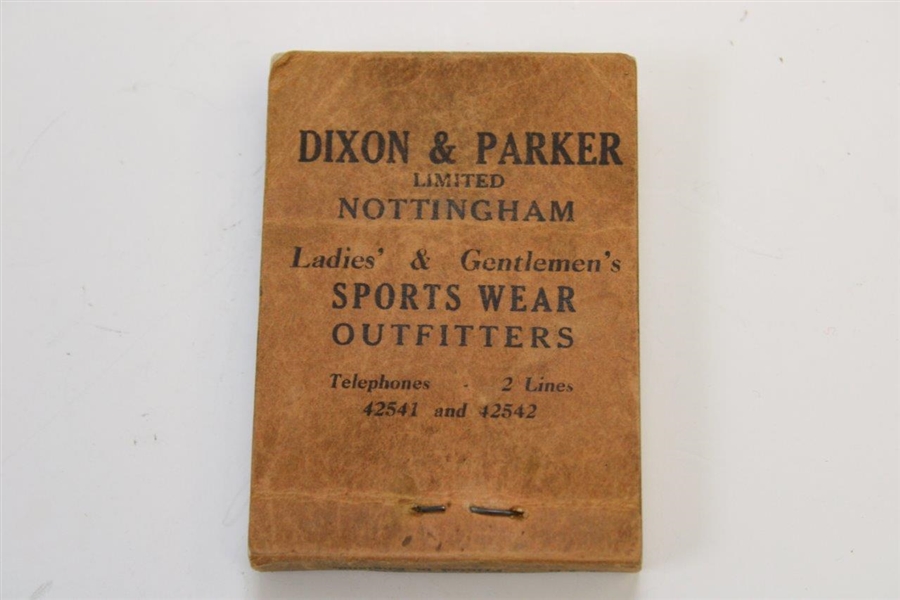 Bobby Jones Golf Flicker No. 11b - Brassie & Iron Book - Dixon & Parker Ltd Nottingham