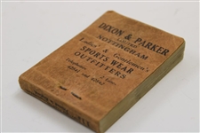 Bobby Jones Golf Flicker No. 11b - Brassie & Iron Book - Dixon & Parker Ltd Nottingham
