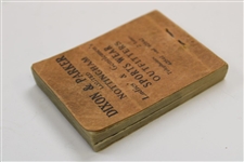 Bobby Jones Golf Flicker No. 11b - Brassie & Iron Book - Dixon & Parker Ltd Nottingham