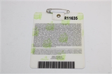 Zach Johnson Signed 2007 Masters SERIES Badge #R11635 JSA ALOA