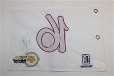 Rickie Fowler Signed Waste Management Phoenix Open 16th Hole Embroidered Flag JSA ALOA