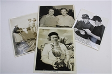 Assorted OPEN Championship Official Programs with Lady Golfer Wire Photos