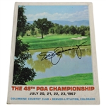 1967 PGA Championship at Columbine CC Program Signed by Winner Don January JSA ALOA