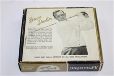Four (4) Bruce Devlin Hand Signed Model Golf Balls as Part of Dozen w/Original Box JSA ALOA
