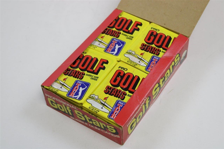 1981 Donruss Golf Stars Bubble Gum Card Box with 36 Unopened Packs