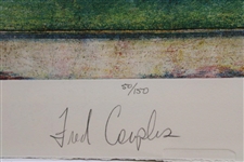 Fred Couples Signed Augusta National View from Magnolia Lane Ltd Ed 50/150 Matted Print JSA ALOA