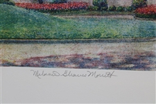 Fred Couples Signed Augusta National View from Magnolia Lane Ltd Ed 50/150 Matted Print JSA ALOA