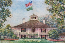 Fred Couples Signed Augusta National View from Magnolia Lane Ltd Ed 50/150 Matted Print JSA ALOA