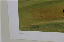 Ian Baker-Finch Signed Royal Birkdale Graeme Baxter Matted Print JSA ALOA