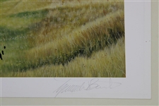 Ian Baker-Finch Signed Royal Birkdale Graeme Baxter Matted Print JSA ALOA