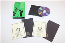 Lee Trevino vs Gary Player 1998 Shell's WoG Match Bib, Badge, Yardage Book, Signed Ball & Videos from Caddy Ralph Hackett