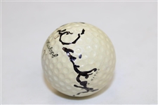Tom Weiskopf Signed 'Tom Weiskopf' Logo Golf Ball - Ralph Hackett Collection JSA ALOA