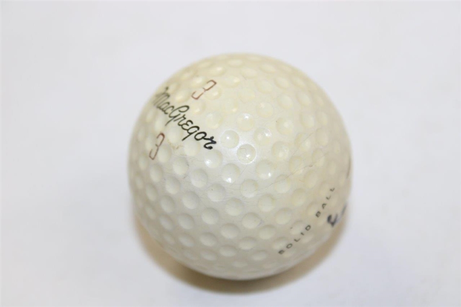 Tom Weiskopf Signed 'Tom Weiskopf' Logo Golf Ball - Ralph Hackett Collection JSA ALOA