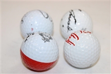 Coody, Snead, Brue & Trevino Signed Match Used Golf Balls - Hackett Collection JSA ALOA
