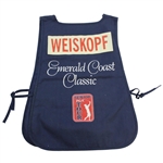 Tom Weiskopf Emerald Coast Classic Caddy Bib w/Signed Ball, Badge, Ydg Books, etc. - Ralph Hackett Collection