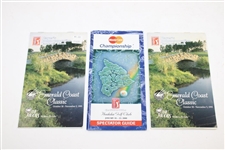 Tom Weiskopf Emerald Coast Classic Caddy Bib w/Signed Ball, Badge, Ydg Books, etc. - Ralph Hackett Collection