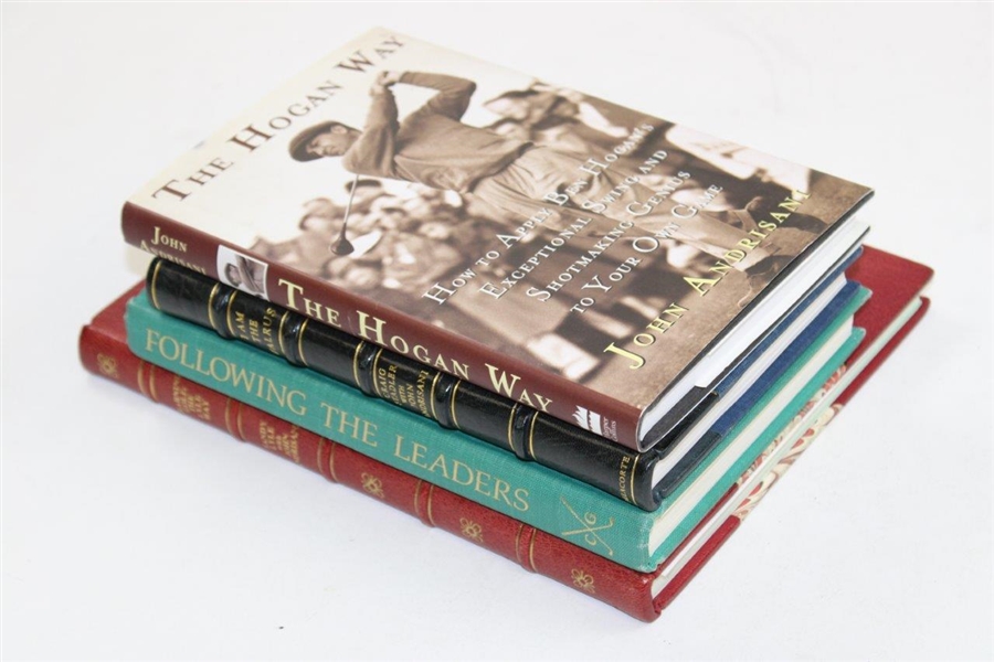Four (4) Golf Books as Part of The John Andrisani Collection