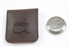 Augusta National Golf Club Masters Logo Marker Coin in Leather Case