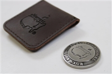 Augusta National Golf Club Masters Logo Marker Coin in Leather Case