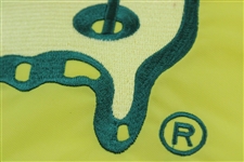 Jack Nicklaus & Tom Watson Signed 1997 Masters Embroidered Flag JSA ALOA