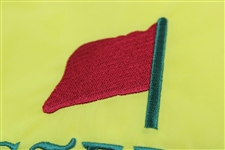 Jack Nicklaus & Tom Watson Signed 1997 Masters Embroidered Flag JSA ALOA