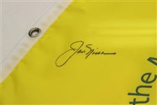 Jack Nicklaus Signed Undated The Memorial Tournament Screen Flag JSA ALOA
