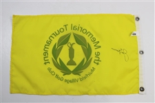 Jack Nicklaus Signed Undated The Memorial Tournament Screen Flag JSA ALOA