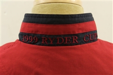 1999 Ryder Cup Lot w/Pullover, Badge, Manual, Hole 17 Marshal Band, Spec Guide & Program