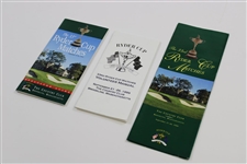 1999 Ryder Cup Lot w/Pullover, Badge, Manual, Hole 17 Marshal Band, Spec Guide & Program