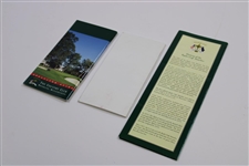 1999 Ryder Cup Lot w/Pullover, Badge, Manual, Hole 17 Marshal Band, Spec Guide & Program