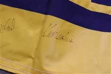 Large CBS Banner Signed by Nantz, Venturi, Wright, Summerall & McCord JSA ALOA