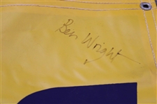 Large CBS Banner Signed by Nantz, Venturi, Wright, Summerall & McCord JSA ALOA