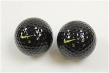 Four (4) Sleeves of Nike TW Tiger Woods OneBlack 'The One' Golf Balls