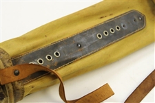 Vintage R. H. Buhrke Co. Canvas & Leather Golf Bag - Pat. June 12, 1917