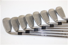 Set Zevo Irons (3-Pw) Microtaper Shafts (Stiff) Great Condition - 1990's