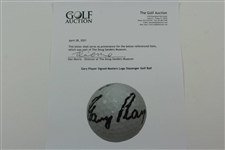 Gary Player Signed Masters Logo Slazenger Golf Ball JSA ALOA