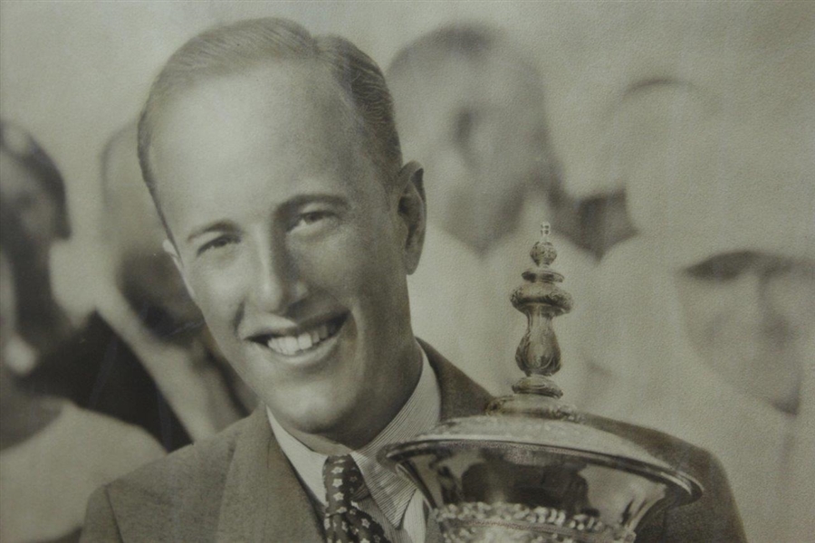 George Dunlap Jr. Large Format 'USGA Amateur Champion 1933' George Pietzcker Photo - Framed