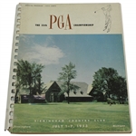 1953 PGA Championship at Birmingham Country Club Official Program - Walter Burkemo Winner