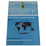 1963 OPEN Championship at Royal Lytham & St Annes GC Official Program - Bob Charles Winner