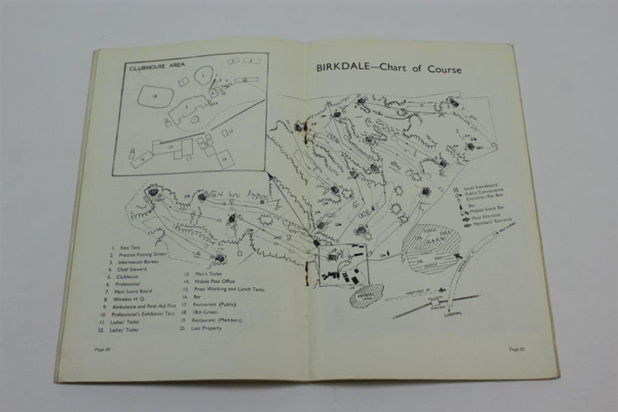 1951 Walker Cup at Birkdale Official Program - May 11th & 12th