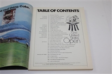 1972 US Open at Pebble Beach Golf Club Official Program - Jack Nicklaus Winner