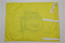 Tommy Aaron Signed 2007 Masters Embroidered Flag with '1973' JSA ALOA